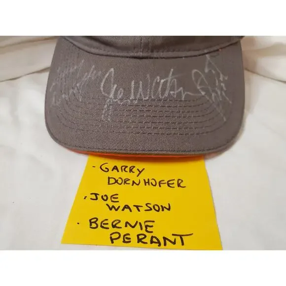 Autographed Flyers Baseball Cap/Hat - Three Autographs